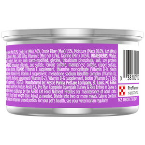 Purina Pro Plan Complete Essentials Adult Turkey & Rice Entree Canned Cat Food