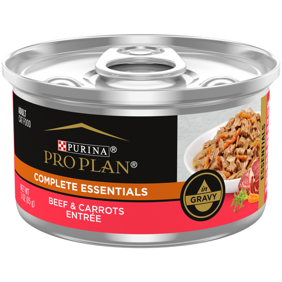Purina Pro Plan Grain-Free Pate Beef & Carrots Entree Wet Cat Food