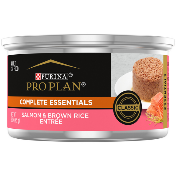 Purina Pro Plan Pate Salmon & Wild Rice Entree Wet Cat Food