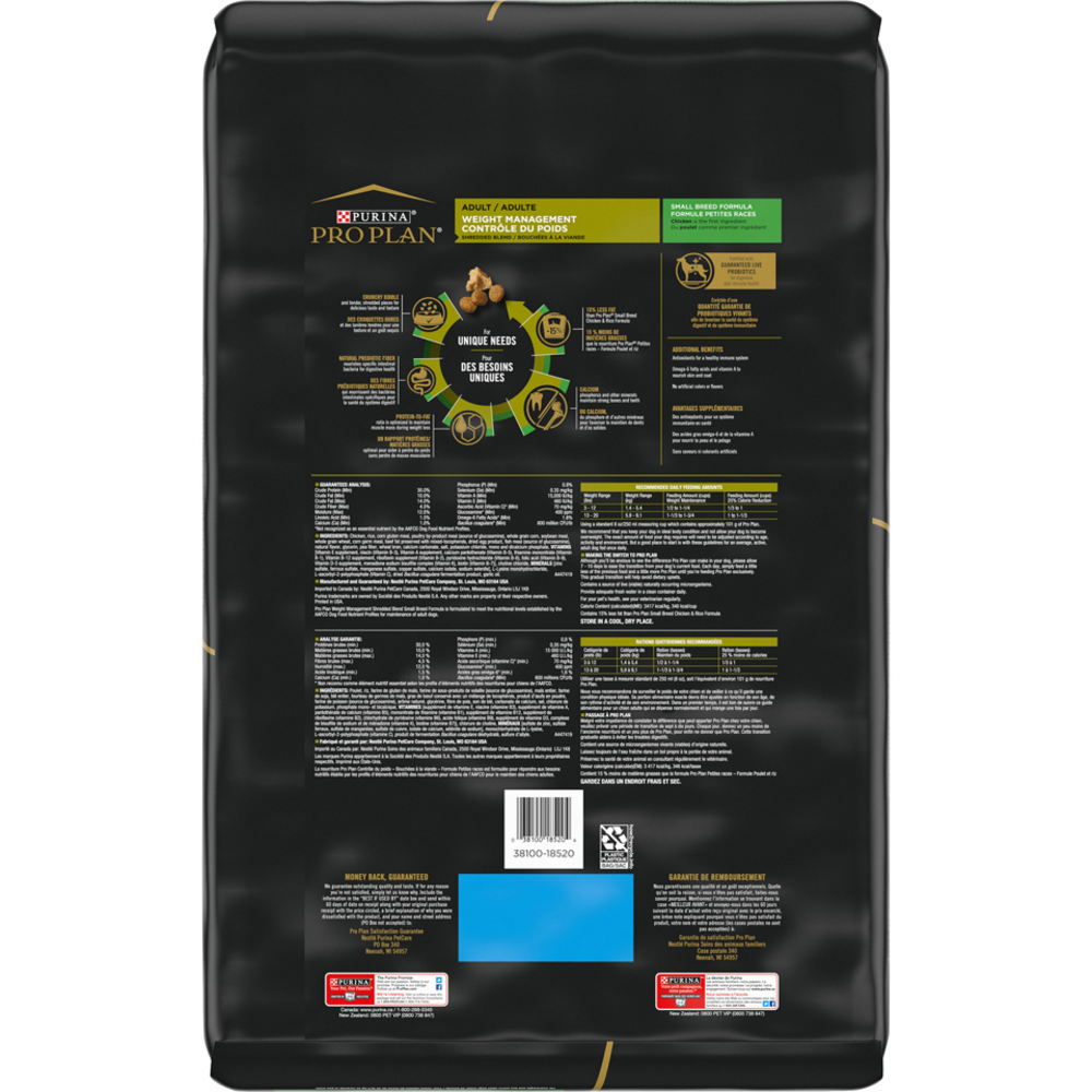 Purina Pro Plan Specialized Weight Management Shredded