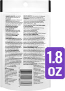 Back label of Purina Pro Plan Low-Calorie Crunchy Dental Bites Cat Treats