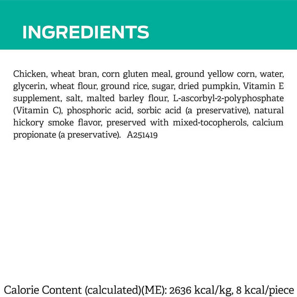 Ingredients of Purina Pro Plan Digestive Health Chicken Soft Chews Dog Treats