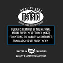 Quality seal of NASC - Purina is certified by the National Animal Supplement Council.