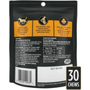 Back label of Purina Pro Plan Veterinary Supplements Joint Care Soft Chews for Small & Medium Dogs - 30 chews