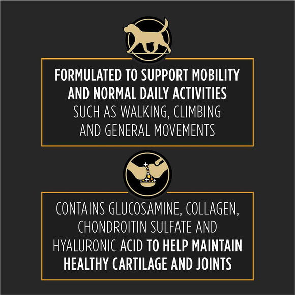 Purina Pro Plan Veterinary Supplement Joint Care Soft Chews for Small & Medium Dogs - Formulated to support mobility and daily activities. Contains Glucosamine, collagen, chondroitin sulfate, and hyaluronic acid.