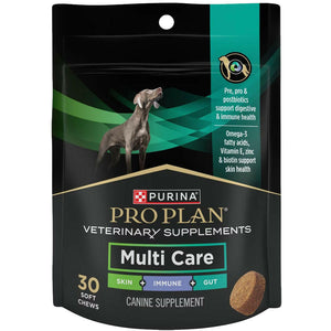 Purina Pro Plan Veterinary Supplement Multi Care Supplement Soft Chews for Dogs - 30 chews