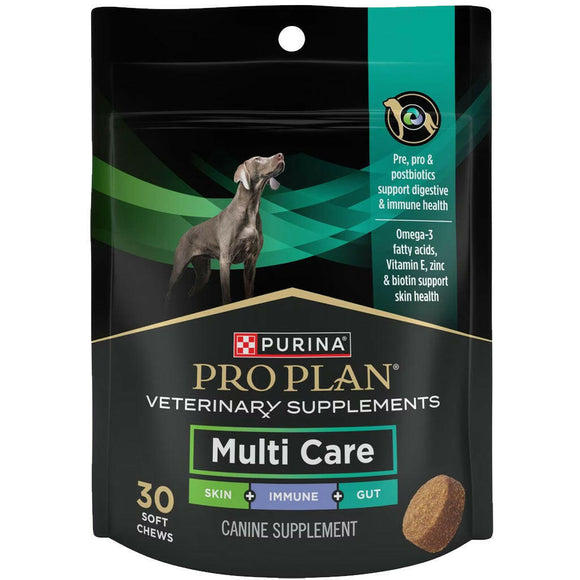 Purina Pro Plan Veterinary Supplement Multi Care Supplement Soft Chews for Dogs - 30 chews