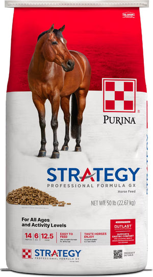 Purina Stratefy Professional Formula GX Horse Feed 50-lb - Horse Feed & Treats 1