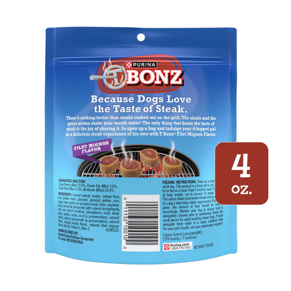 Purina TBONZ Filet Mignon Flavor Soft & Chewy Dog Treats - Dog Treats 2