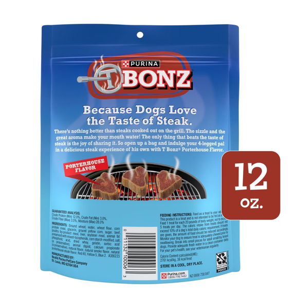 Purina TBONZ Porterhouse Flavor Soft & Chewy Dog Treats - Dog Treats 8