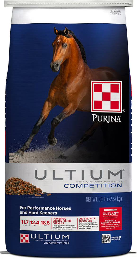 Purina Ultium Competition Horse Feed 50-lb - Horse Feed & Treats 1