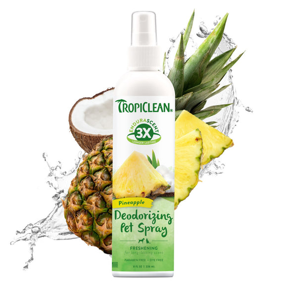 Tropiclean EnduraScent Pineapple Deodorizing Dog Spray, 8-oz