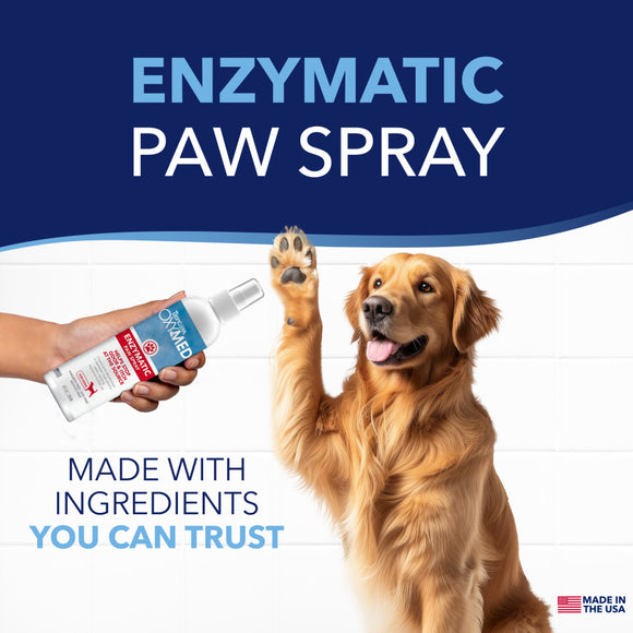 Tropiclean OxyMed Enzymatic Paw Odor & Itch Spray, 8-oz