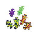 Outward Hound Invincible Gecko 2 Stuffingless Durable Squeaker Red / Orange Dog Toy (Medium)