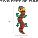 Outward Hound Fire Biterz Exotic Lizard Orange Dog Toy