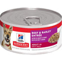 Hill's Science Diet Adult Canned Dog Food, Beef & Barley Entrée, 5.8 oz, 12 Pack wet dog food