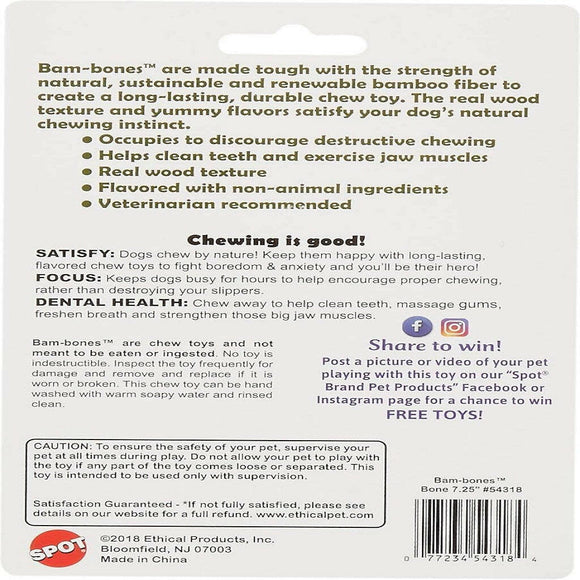 Ethical Bambone Chicken Flavor Toy For Dog 7.25"