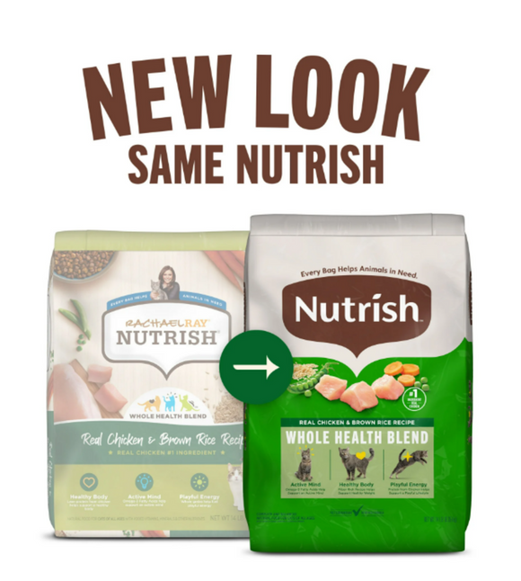 Rachael Ray Nutrish Natural Chicken & Brown Rice Recipe Dry Cat Food