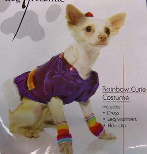 Rainbow Cutie Brite Dog Cat Pet Costume Size XS Costume.