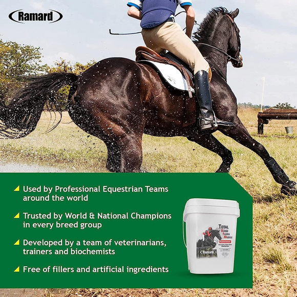 Ramard Total Blood Fluids Muscle Electrolytes Supplement For Horses (1.98 lb 30 day supply) - Horse Vitamins &