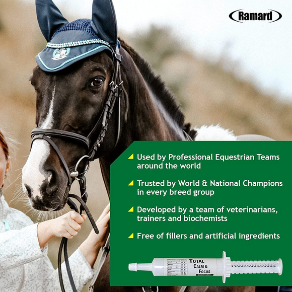 Ramard Total Calm & Focus Paste Supplement For Horses (30 cc) - Horse Vitamins & Supplements 4