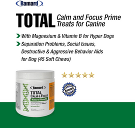 Ramard Total Calm & Focus Supplement for Dogs (45 Soft Chews) - Dog Calming & Anxiety Supplements 2