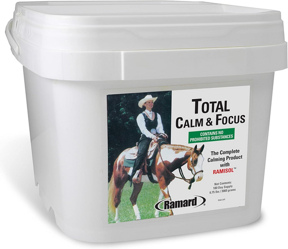 Ramard Total Calm & Focus Supplement For Horses - 6.75 lb - 180 Day Supply - Horse Vitamins & Supplements 6