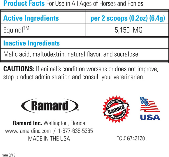 Ramard Total Equine Relief Powder Supplement (4.5 oz) - Horse Vitamins & Supplements 4