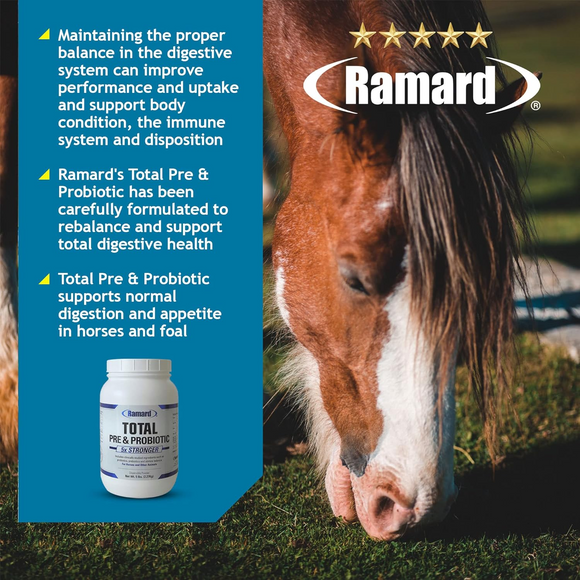 Ramard Total Pre & Probiotics Powder For Horses - Horse Vitamins & Supplements 3