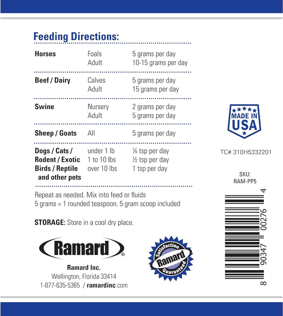 Ramard Total Pre & Probiotics Powder For Horses - Horse Vitamins & Supplements 6