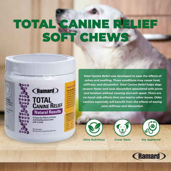 Ramard Total Relief for Dogs Supplement (45 Soft Chews) - Dog Joint & Hip Supplements 2