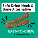 Real Meat Air Dried Turkey Neckers Dog Treats (6 oz) - Dog Treats 2