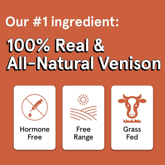 Real Meat All Natural Venison Jerky Treats for Dogs - Dog Treats 3