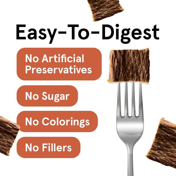 Real Meat All Natural Venison Jerky Treats for Dogs - Dog Treats 4