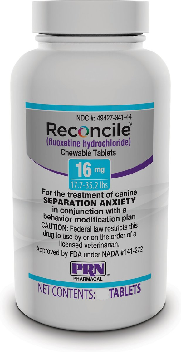 Reconcile (fluoxetine) Chewable Tablets For Dogs - 16-mg / 30 Tablets - Calming & Behavior 3