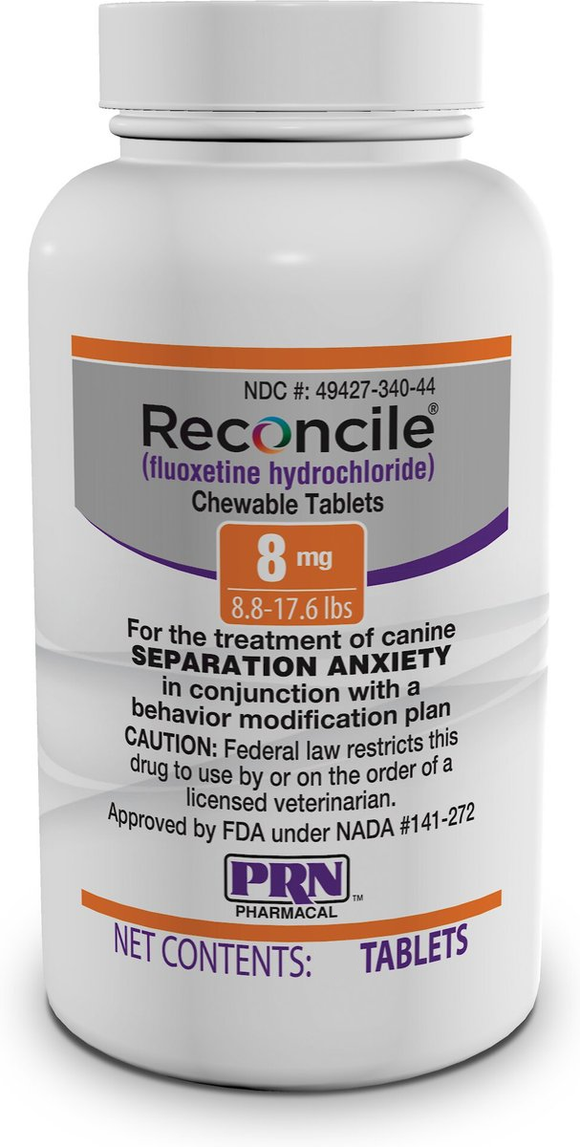 Reconcile (fluoxetine) Chewable Tablets For Dogs - 8-mg / 30 Tablets - Calming & Behavior 2