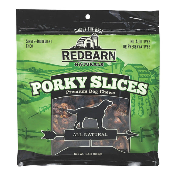 Red Barn Porky Slices Premium Dog Chews 1.5-lbs - Dog Treats 1