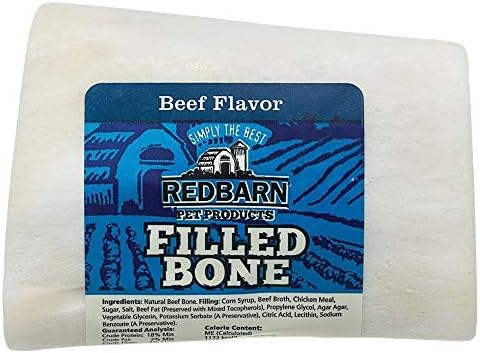 Redbarn Beef Filled Bone Chew for Dogs - Small (3 Inch) - Dog Treats 1