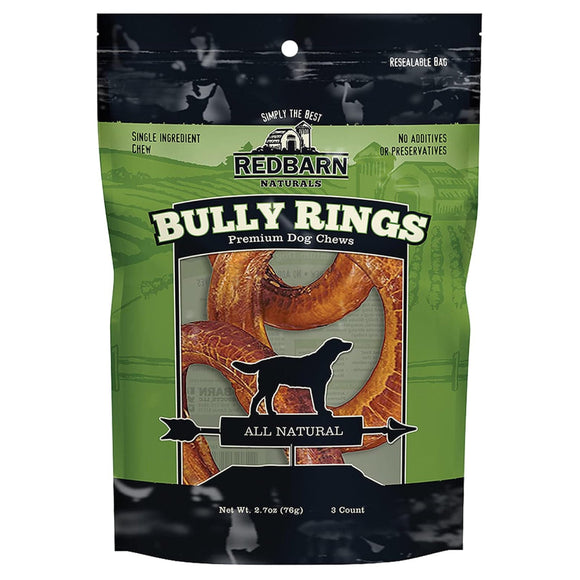 Redbarn Bully Rings Dog Chew (3 pack) - Dog Treats 1