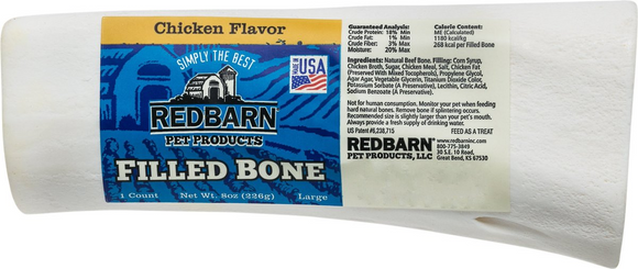 Redbarn Chicken Filled Bone Chew for Dogs - Dog Treats 1