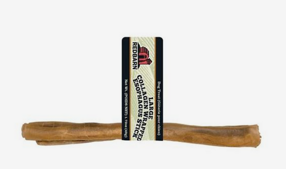 Redbarn Collagen Wrapped Esophagus Stick Dog Treats