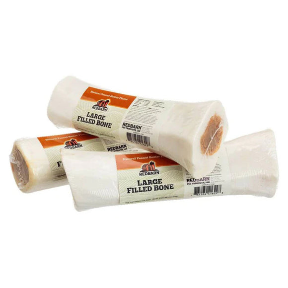 Redbarn Peanut Butter Filled Bone for Dogs (Peanut Butter)