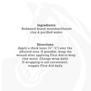 Redmond First Aid All Natural Hydrated Clay for Horses (8 oz) - Horse Health & Wellness 8