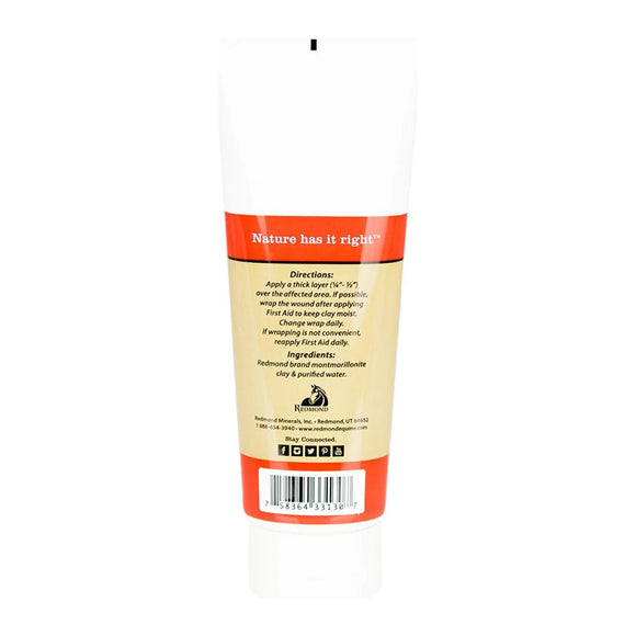Redmond 8 oz Hydrated Clay Tube Against White Backdrop