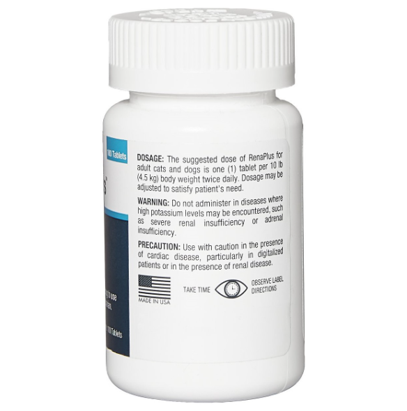 RenaPlus 468mg Tablets for Dogs and Cats