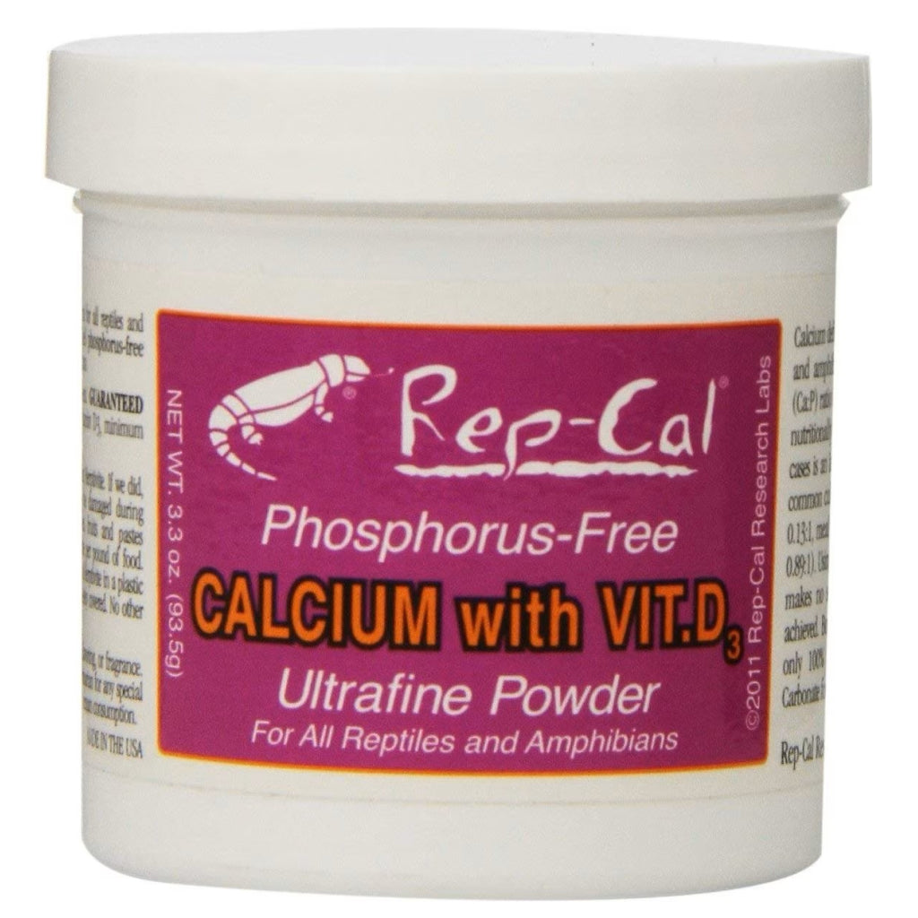 Cal Rep Tab Rep-Cal Phosphorous-Free Calcium with Vitamin D3 Reptile Supplement