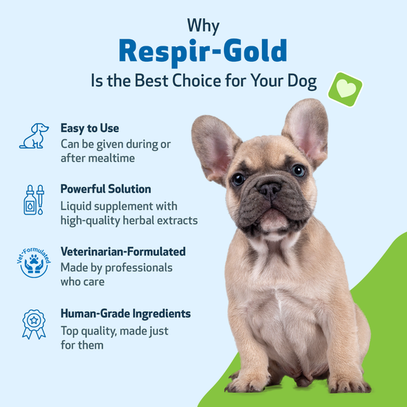 Respir-Gold - For Easy Breathing in Dogs - Dog Supplements & Vitamins 4