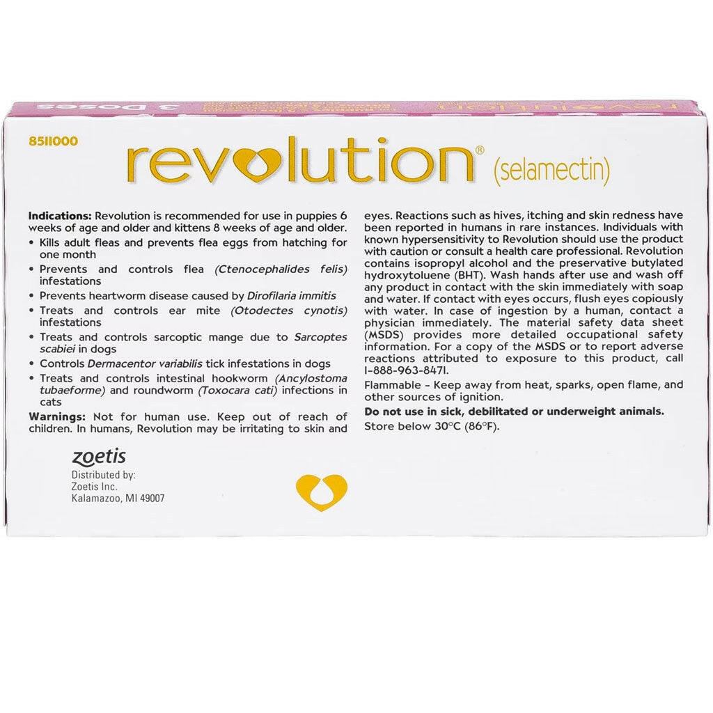 Revolution Topical Solution for Puppies Kittens & Cats