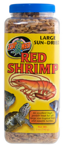 Zoo Med Sun-Dried Large Red Shrimp Reptile Food & Treat