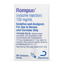 Rompun 100mg/ml Injection (50ml) - Pet Medicine 2
